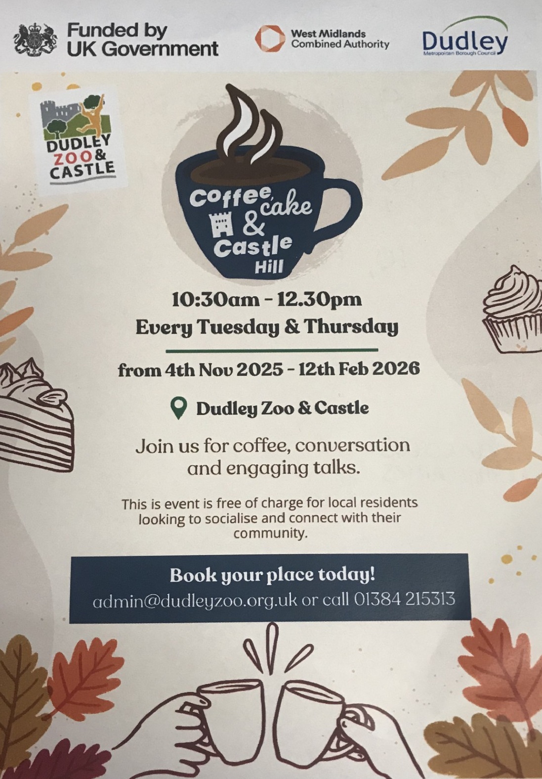 Dudley Zoo and Castle - Coffee, Cake and Castle Hill